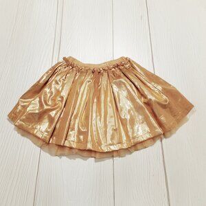 NWOT Pink Chicken Gold Skirt Size 5y